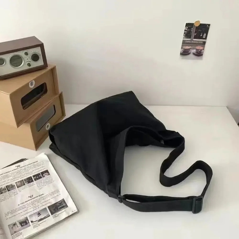 Women's Shoulder Bag Large Capacity Crossbody Bag for Woman 2025 New in Cotton Fashion Korean Female Student School Bag Handbag