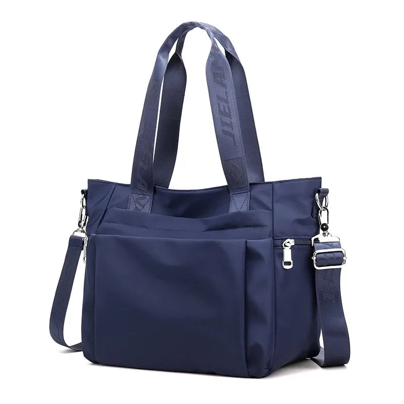 Simple and Fashionable Ladies Tote Bag Large-capacity Women's Lightweight Shoulder Bag Trendy Casual Hand-held Messenger Bag