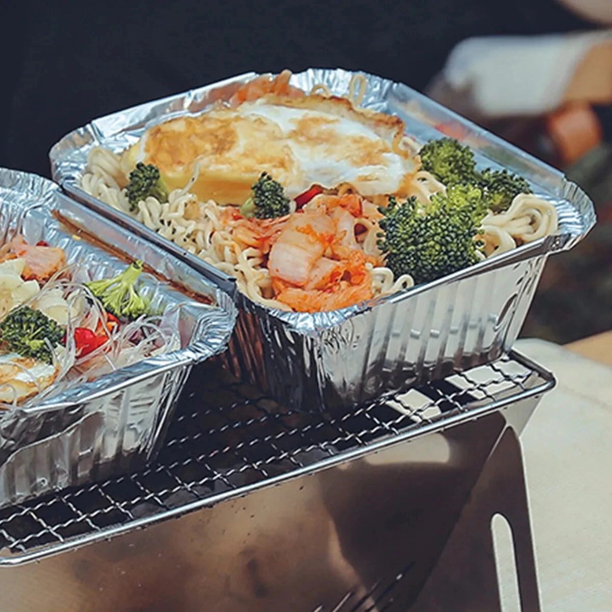 304 Barbecue Stove Household Barbecue Grill Mini brazier folding BBQ grill Charcoal Courtyard BBQ Portable Fire stove with Grill