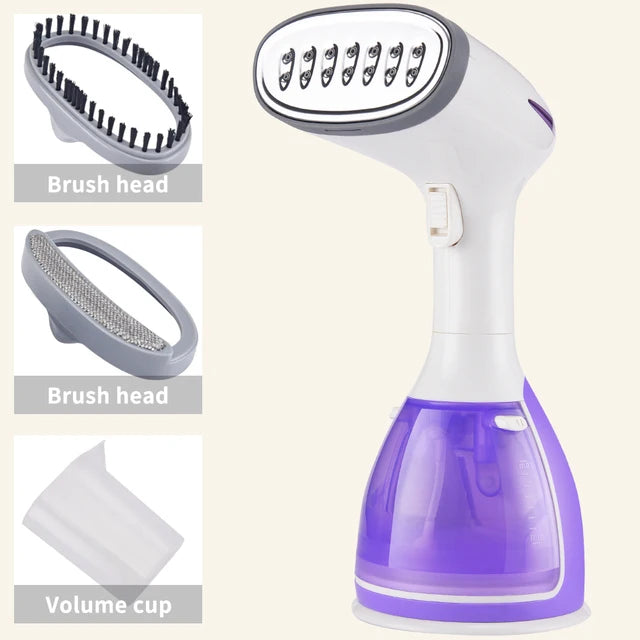 SaengQ 1500W Handheld Garment Steamer | Fast-Heat Portable Fabric Steam Iron with 280ml Tank for Clothes & Home Use
