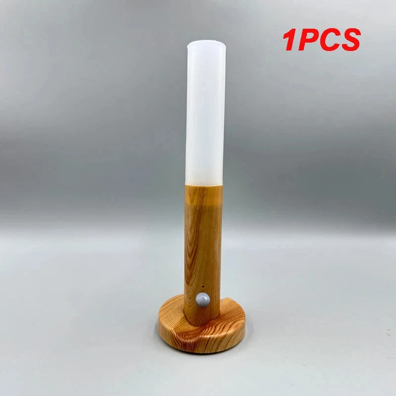 LED Motion Sensor Night Light | USB Rechargeable Human Induction Lamp for Bedside, Cabinet & Wardrobe Lighting