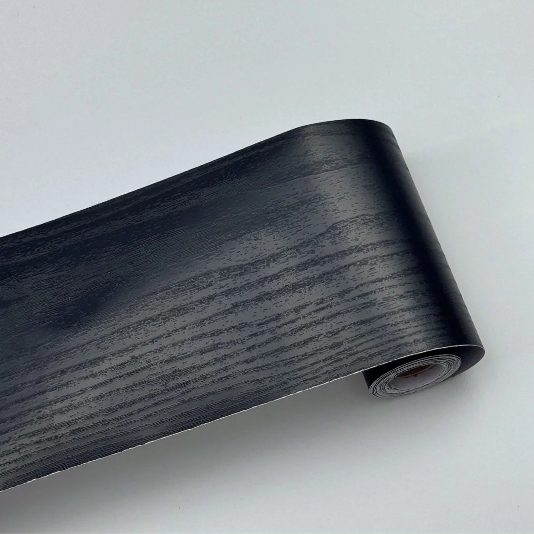 1PC 5mx10cm/20cm Imitation Wood Grain Door Frame Decoration Sticker,Bedroom and Living Room Wall Stickers,Floor Decoration Lines