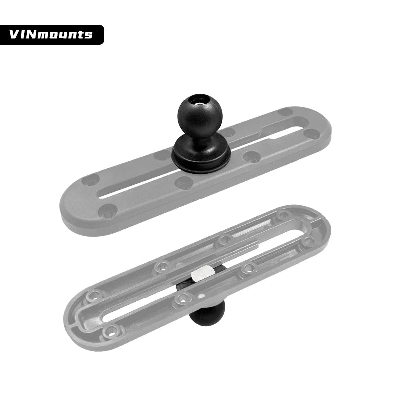 VINmounts off Road Phone Mount with 1 Inch Ball and Track Mobile Phone Holder