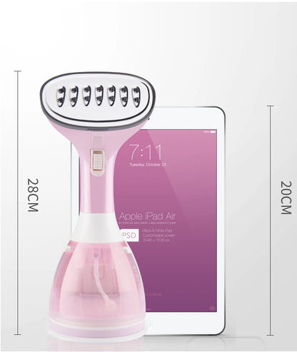 SaengQ 1500W Handheld Garment Steamer | Fast-Heat Portable Fabric Steam Iron with 280ml Tank for Clothes & Home Use