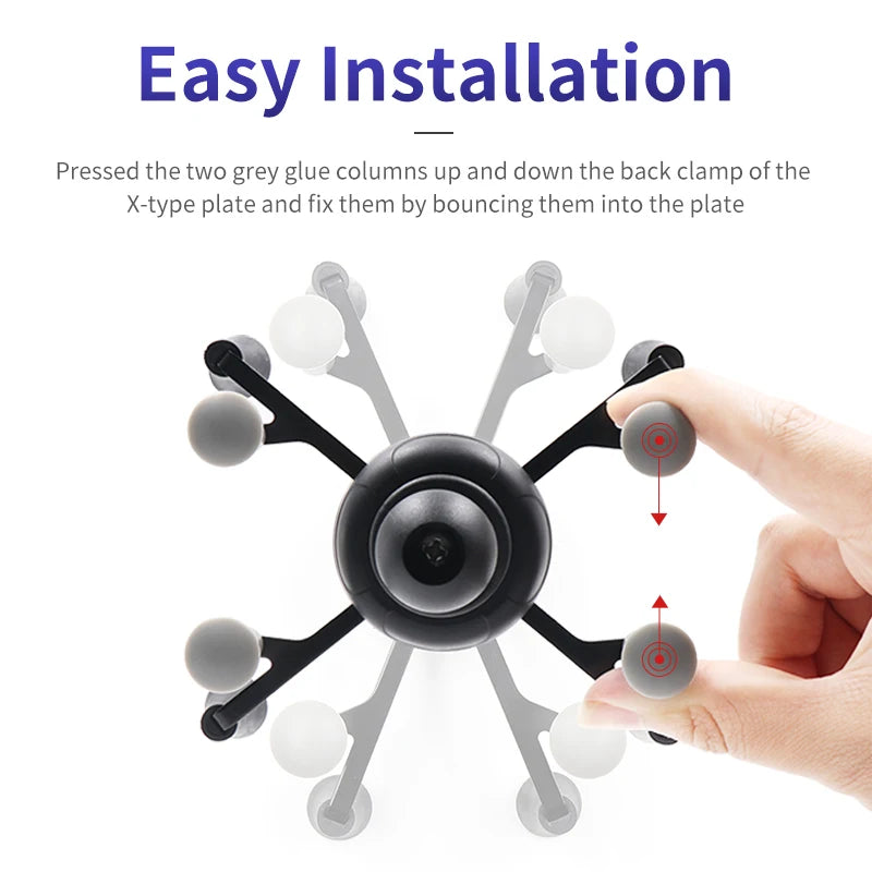 VINmounts off Road Phone Mount with 1 Inch Ball and Track Mobile Phone Holder