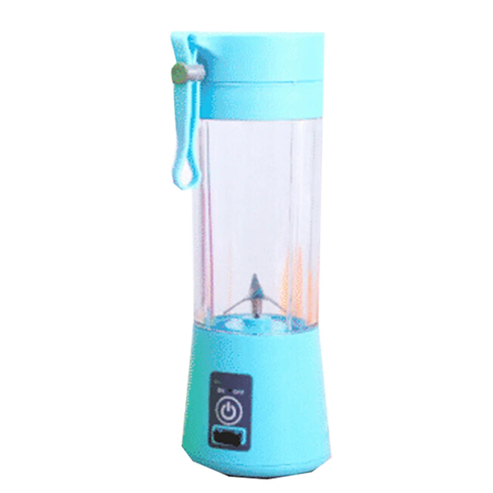 Portable Wireless Blender | USB Rechargeable Fruit Juicer & Smoothie Maker | Powerful Handheld Mini Food Blender