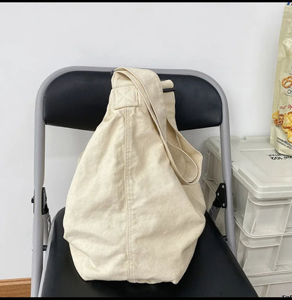 Women's Shoulder Bag Large Canvas Crossbody Bags for Women 2023 Cotton Cloth Fashion Korean Female Students School Bag Handbags