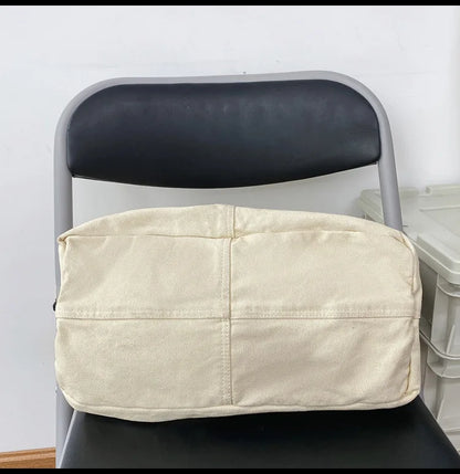 Women's Shoulder Bag Large Canvas Crossbody Bags for Women 2023 Cotton Cloth Fashion Korean Female Students School Bag Handbags