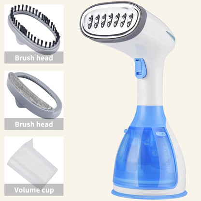 SaengQ 1500W Handheld Garment Steamer | Fast-Heat Portable Fabric Steam Iron with 280ml Tank for Clothes & Home Use
