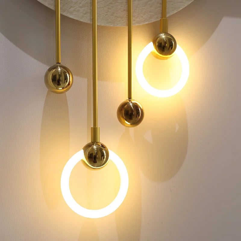 Factory Direct LED Lights Wall Art Art Deco Style Home Decor Acrylic Painting Decorative Landscape Printing