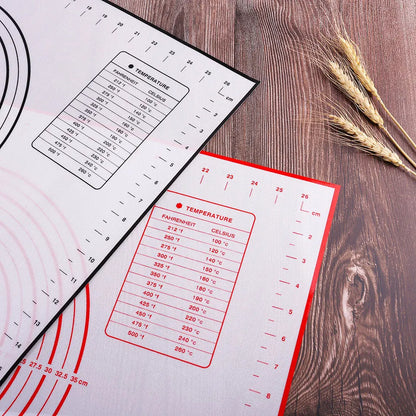 Fiberglass Silicone Baking Mat Large Kneading Pad Nonstick Surface Rolling Dough Mat With Scale For Kitchen Cooking Pastry Sheet