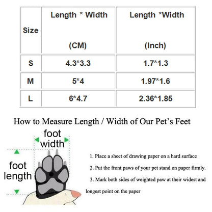 4PCS Waterproof Pet Dog Shoes | Anti-Slip Rain & Snow Boots for Small Dogs, Cats & Puppies – Summer Outdoor Footwear