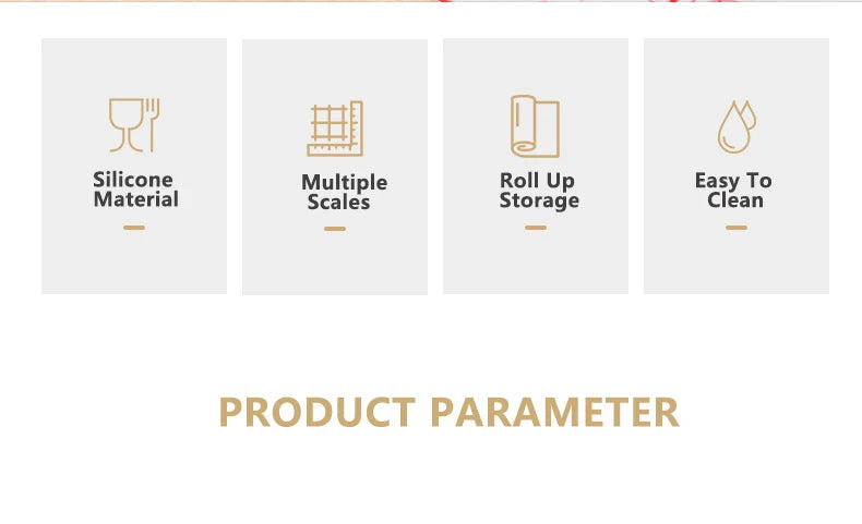 Fiberglass Silicone Baking Mat Large Kneading Pad Nonstick Surface Rolling Dough Mat With Scale For Kitchen Cooking Pastry Sheet