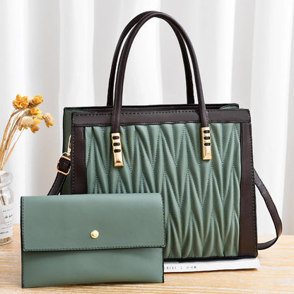 New Commuting Classic Wome Hand Bags Lady Bag Big Handbag Women One-shoulder Cross Body Bag Sewing Line Large Cheap Good Quality