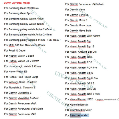 20mm Watch Band For Ticwatch E3 & E Strap Quick release Watchbands Wristband Replacement Silicone Bracelet For Ticwatch GTH