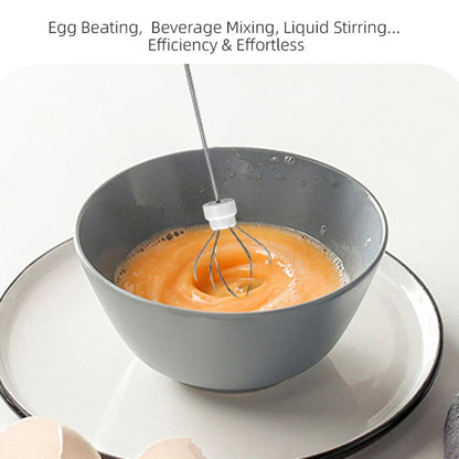 HOT  Electric Milk Frother +Type-C Milk Frother & Egg Beater – 3 Speed