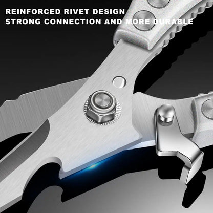 Multifunctional Stainless Steel Kitchen Tools For Cutting Vegetables Meat Fish Food Scissors Kitchen Multi-purpose Tools