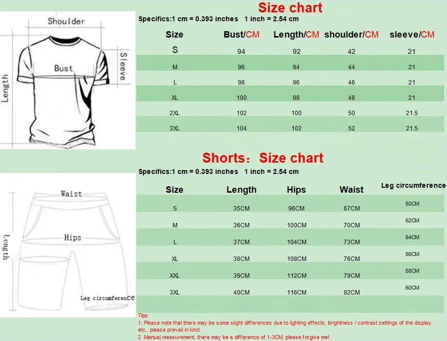 Summer Fashion Sets Men's Shorts Set Men's Quick Drying Breathable Sports Set Short Sleeve T-shirt Set Men's Jogging Set