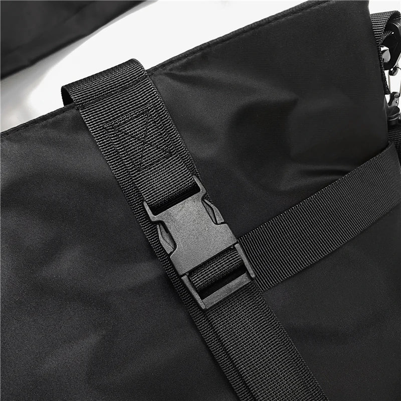 HOCODO Waterproof Women Travel Handbag Large Capacity Ladies Messenger Bag Solid Color Female Crossbody Nylon Shoulder Bag Women