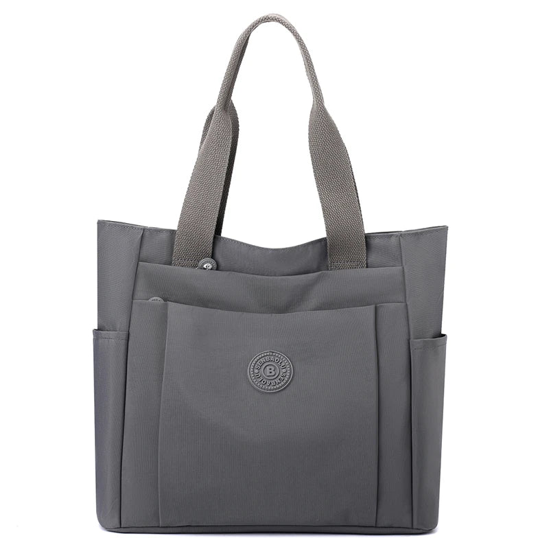 Fashion Casual Women Top Handle Handbag High Quality Fabric Women's Shoulder Bag Large Capacity Girls Casual Tote Bag SAC