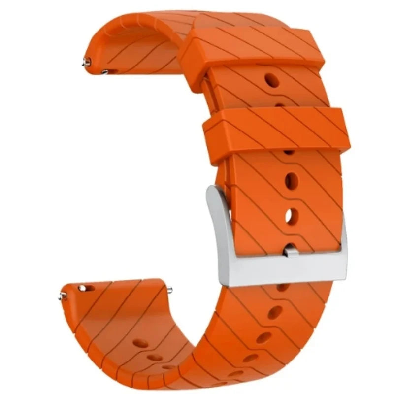 24mm silicone strap Suunto 7 Suunto 9 Baro Suunto Spartan sport soft silicone Hr bracelet strap