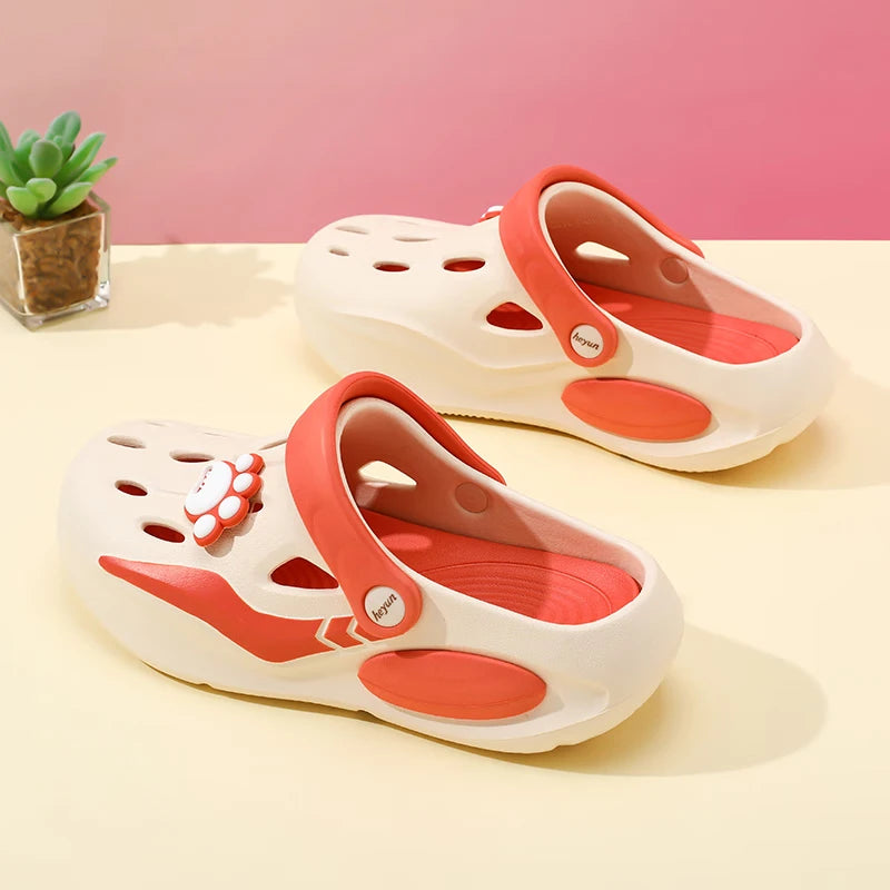 Women's Comfortable EVA Garden Clogs, Closed Toe Sandals For Indoor/Outdoor Home And Beach Use, Soft Sole Ventilated Shoes