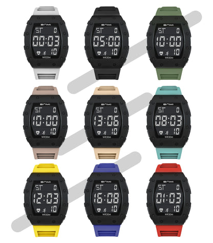 NEW Men's Watch Outdoor Sports Expeditions Fashion Large Screen Waterproof Clock Multifunctional Digital Electronics Watches