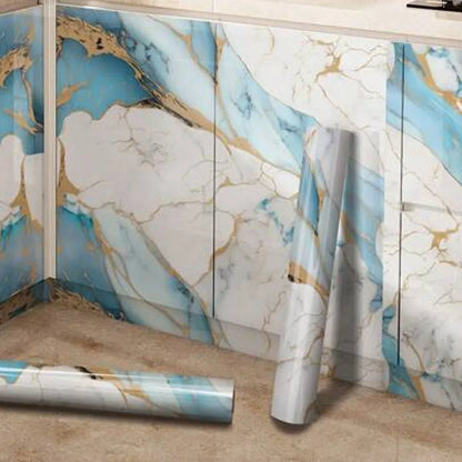 40cm Oil-Proof Kitchen Wallpaper | Self-Adhesive Waterproof & Heat-Resistant Wall Sticker for Home Decoration