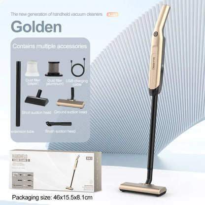 Wireless Handheld Vacuum Cleaner | 20000Pa Powerful Suction, Low Noise & Multi-Accessory Home & Car Cleaner