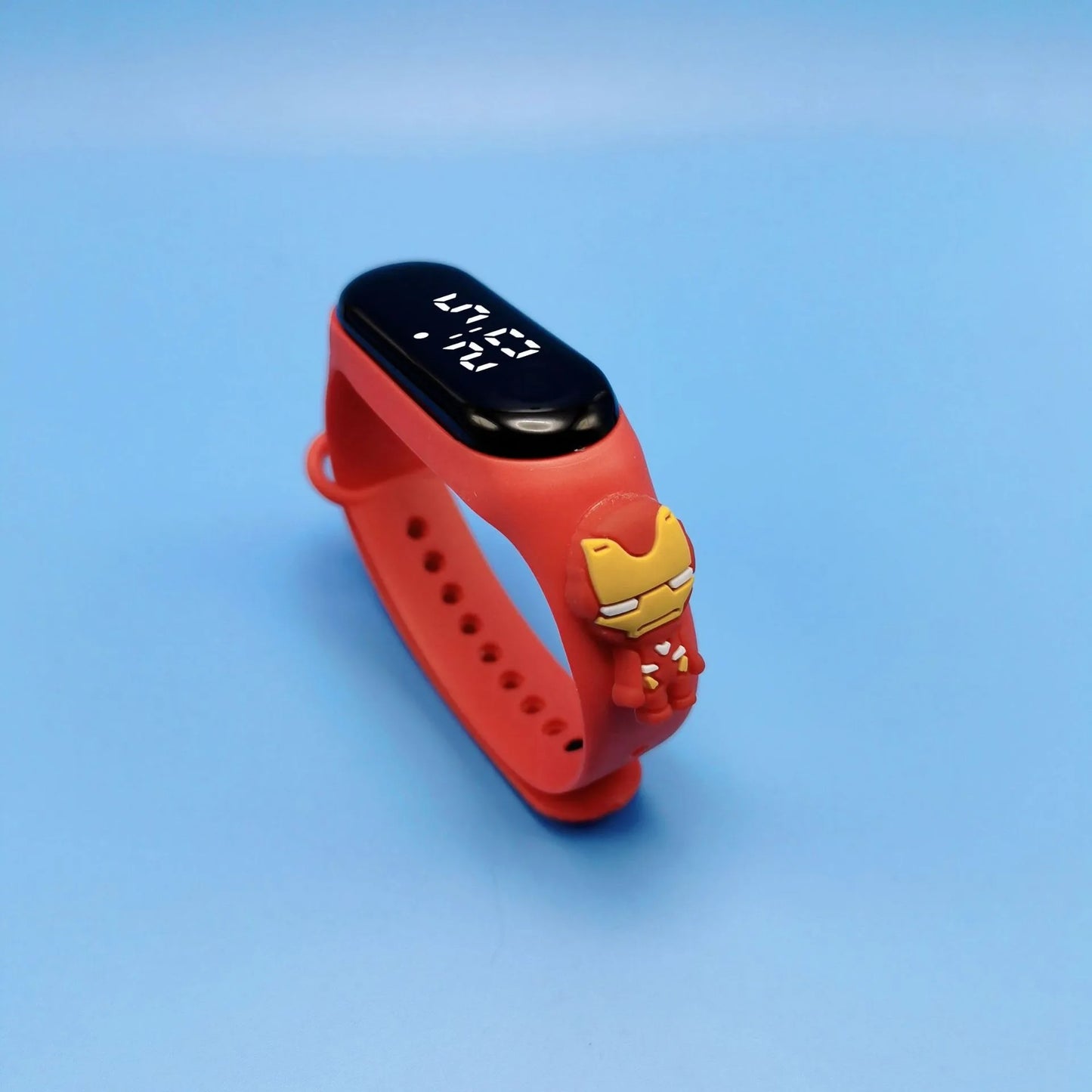 Cartoon Marvel Children's Watch  Fashion Watches Electronic Digital LED Display Watches Waterproof Holiday  Gift Kids Watches