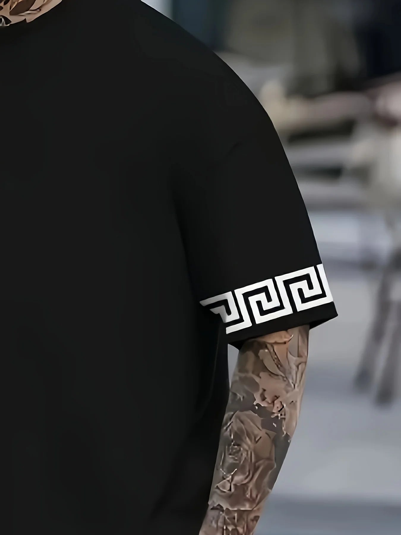 Summer 2025 new men's suit 3D printed men's short sleeves and shorts set Summer casual daily men's T-shirt Outdoor casual fashio