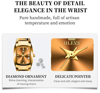 JSDUN Fashion Quartz Watches For Women Free Shipping Waterproof Ladies Watch Gold Top Brand Luxury Wristwatch Gift Reloj Mujer