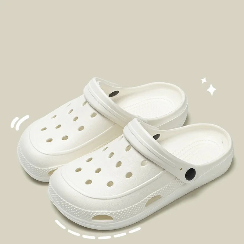 Women Home Slippers Men's Sandals Summer Garden Clogs Shoes Man Beach Slipper Outdoor Waterproof Soft Slides Casual Anti Slip