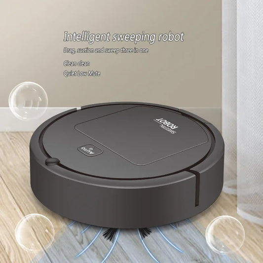 Smart Automatic Robot Vacuum Cleaner | 2-in-1 Wet & Dry Intelligent Floor Cleaning Machine for Home