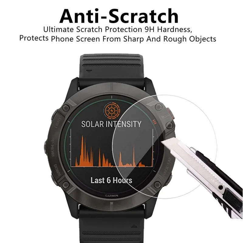 Tempered Glass for Garmin Fenix 8 7X 7S 7 6X 6S 6 Pro 5 5S Garmin Fenix 8 Solar AMOLED Glass Screen Protector Film Foil