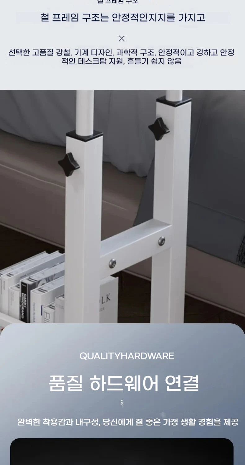 Double-Layer Office Desk Computer Lazy Table with storage shelf Laptop