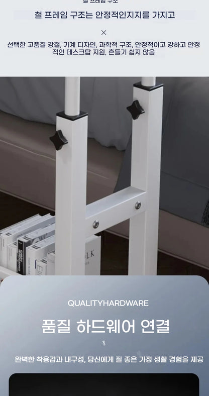 Double-Layer Office Desk Computer Lazy Table with storage shelf Laptop