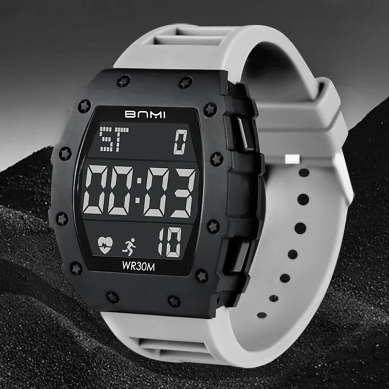 NEW Men's Watch Outdoor Sports Expeditions Fashion Large Screen Waterproof Clock Multifunctional Digital Electronics Watches