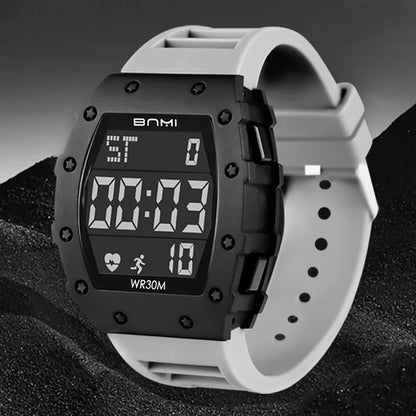 NEW Men's Watch Outdoor Sports Expeditions Fashion Large Screen Waterproof Clock Multifunctional Digital Electronics Watches