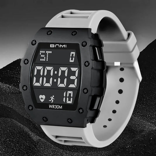 NEW Men's Watch Outdoor Sports Expeditions Fashion Large Screen Waterproof Clock Multifunctional Digital Electronics Watches