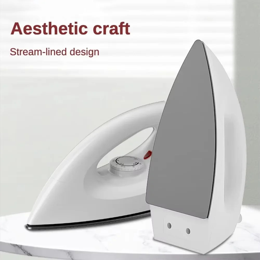 1000W Portable Electric Dry Iron | 5-Gear Adjustable Heat Control for Home & Travel