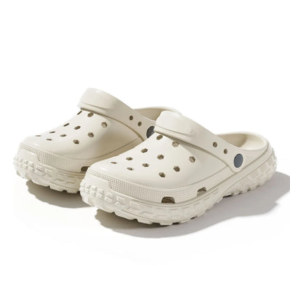 EVA Unisex Hole Shoes Beach Thick Bottom Outdoor Slippers Comfortable Breathable Indoor Slippers