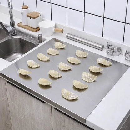 WXCOO Acrylic Cutting Board with Counter Lip Clear Cutting Board for Kitchen Countertop Perfect for Cut Bread Meat Fruit Board