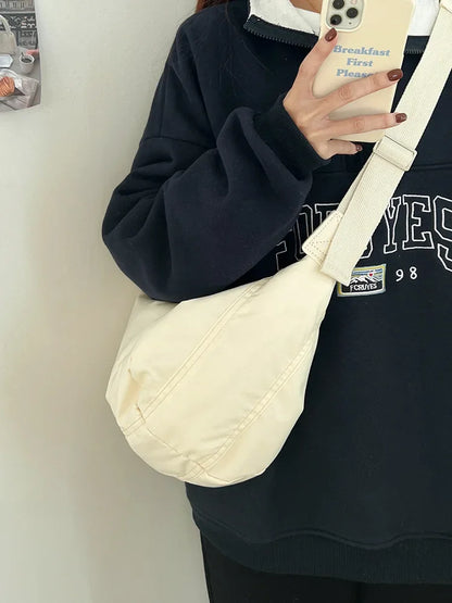 Fashion Women Large Capacity Crossbody Shoulder Bag Down Cotton Casual Simple And Versatile