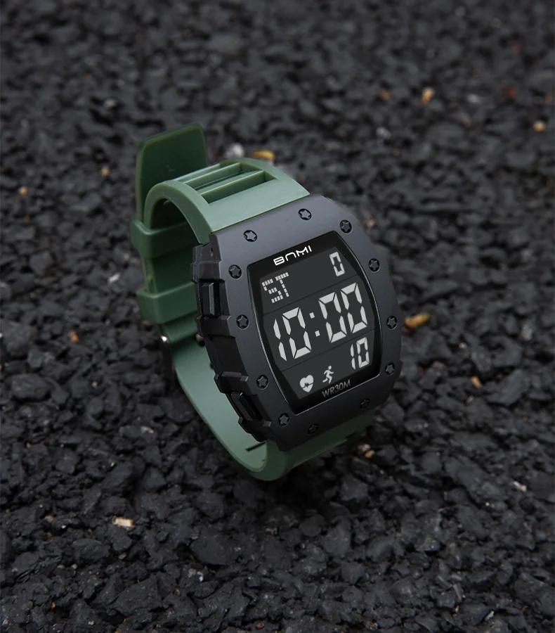 NEW Men's Watch Outdoor Sports Expeditions Fashion Large Screen Waterproof Clock Multifunctional Digital Electronics Watches