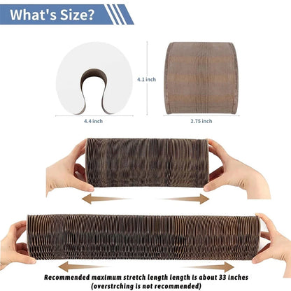 Magic Organ Cat Scratcher | Round Corrugated Scratch Board for Cats – Claw Grinding & Interactive Cat Toy