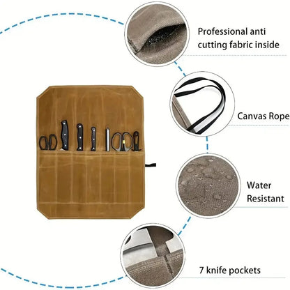 Portable Roller Tool Bags Multifunction Chef Knife Bag Practical Handbag Chisel Electrician Carrying Toolkit Instrument Package