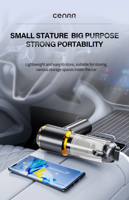 CENRR 998000PA Car Vacuum Cleaner Strong Suction Cordless Wireless Cleaner Handheld Portable Vacuum Cleaner Cleaning Machine