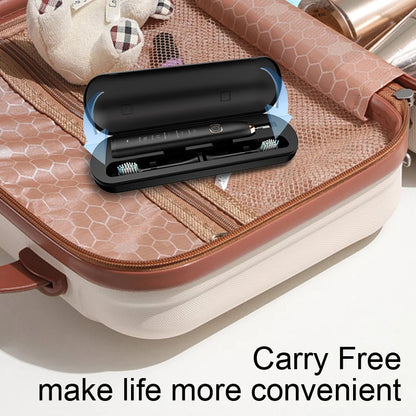 Sarmocare S100 Electric Sonic Toothbrush | Smart Rechargeable Ultrasonic Toothbrush with 8 Brush Heads for Deep Cleaning & Whitening