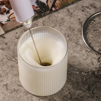 Handheld Double Stick USB Milk Frother & Egg Whisk – 3 Speed Hand Mixer